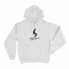 Michael Dance Silhouette Unisex Hoodie White