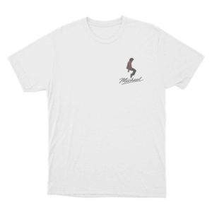 Michael Dance Silhouette Unisex T Shirt White