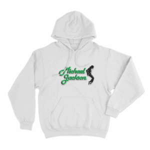 Michael Jackson Pose Unisex Hoodie White
