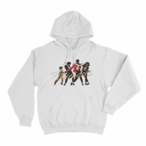 Michael Through The Years Unisex Hoodie White